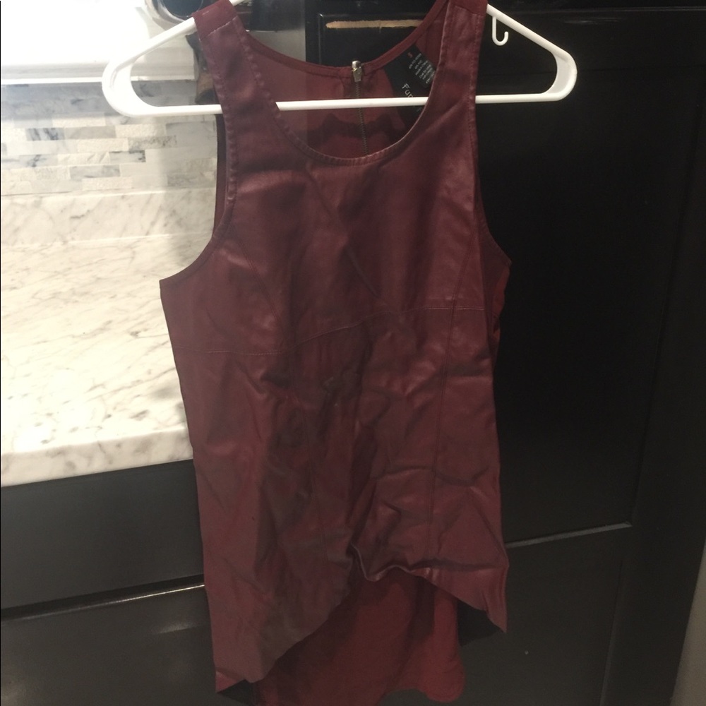 Leather shirt